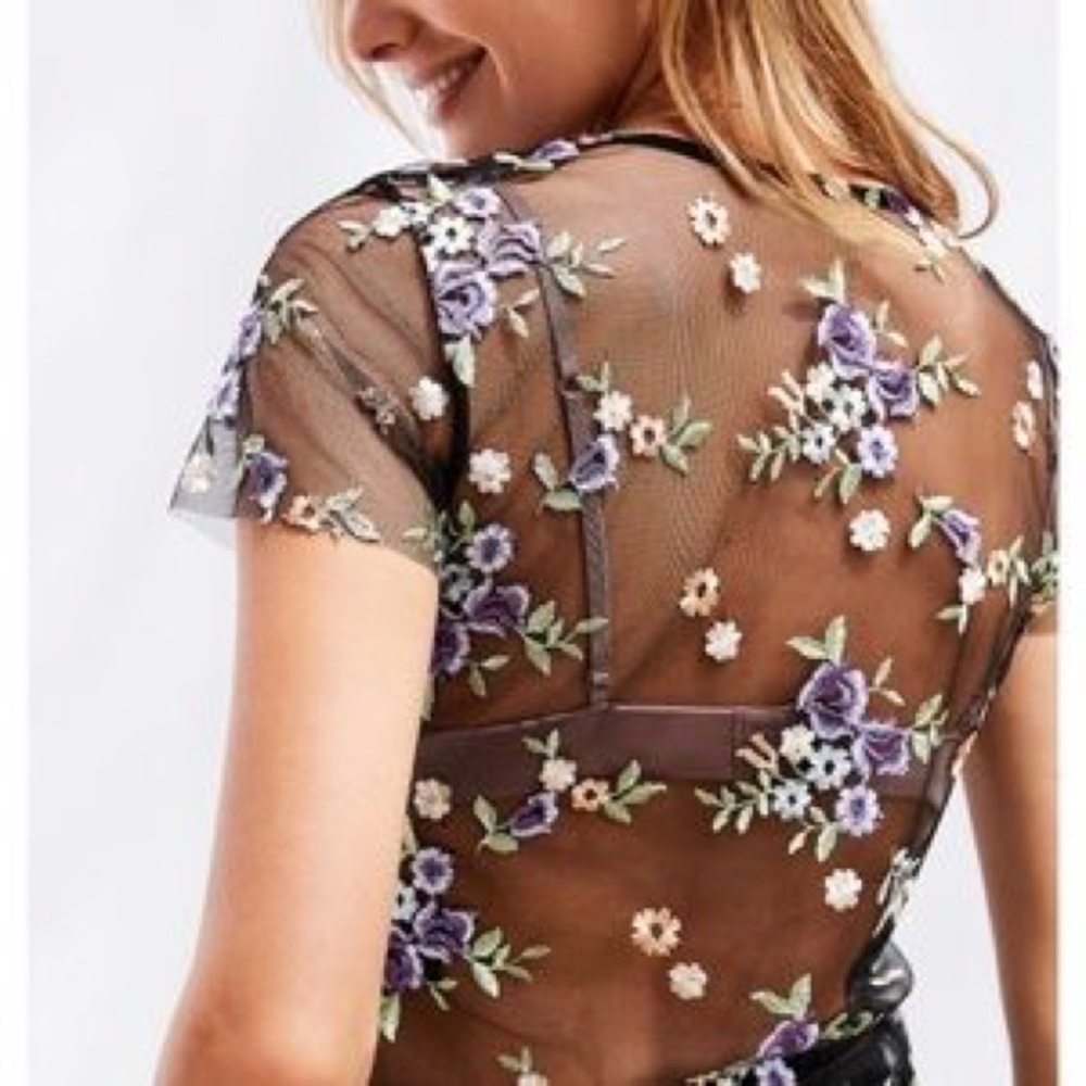 Urban outfitters sheer top.